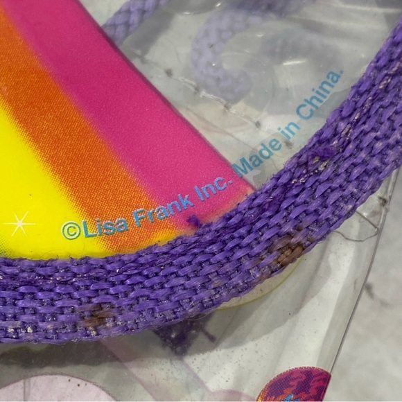 LISA FRANK Vintage 90s Zorbit & Zoom aliens clear mini backpack main image 6